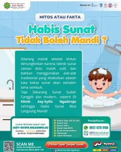 Habis Sunat Tidak Boleh Mandi? Simak Edukasi dari Klinik Asy Syifa Ngadirojo