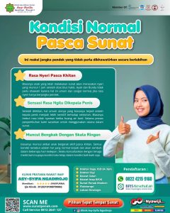 Penjelasan Kondisi Normal Pasca Sunat oleh Klinik Asy Syifa Ngadirojo