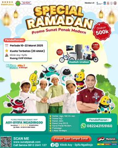 Special Ramadhan: Promo Sunat Penak Modern di Ngadirojo bersama Klinik Asy Syifa - Menyambut Ramadhan dengan Khitan Modern yang Nyaman dan Terjangkau