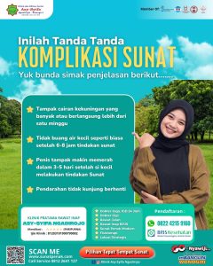 Inilah Tanda-Tanda Komplikasi Sunat - Simak Penjelasan berikut dari Klinik Asy Syifa Ngadirojo