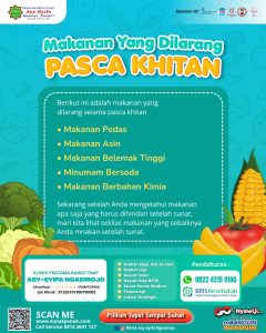 Makanan Pantangan Pasca Khitan: Tips Pemulihan Cepat Bersama Klinik Sunaholic, Solusi Sunat Modern di Colomadu Karanganyar