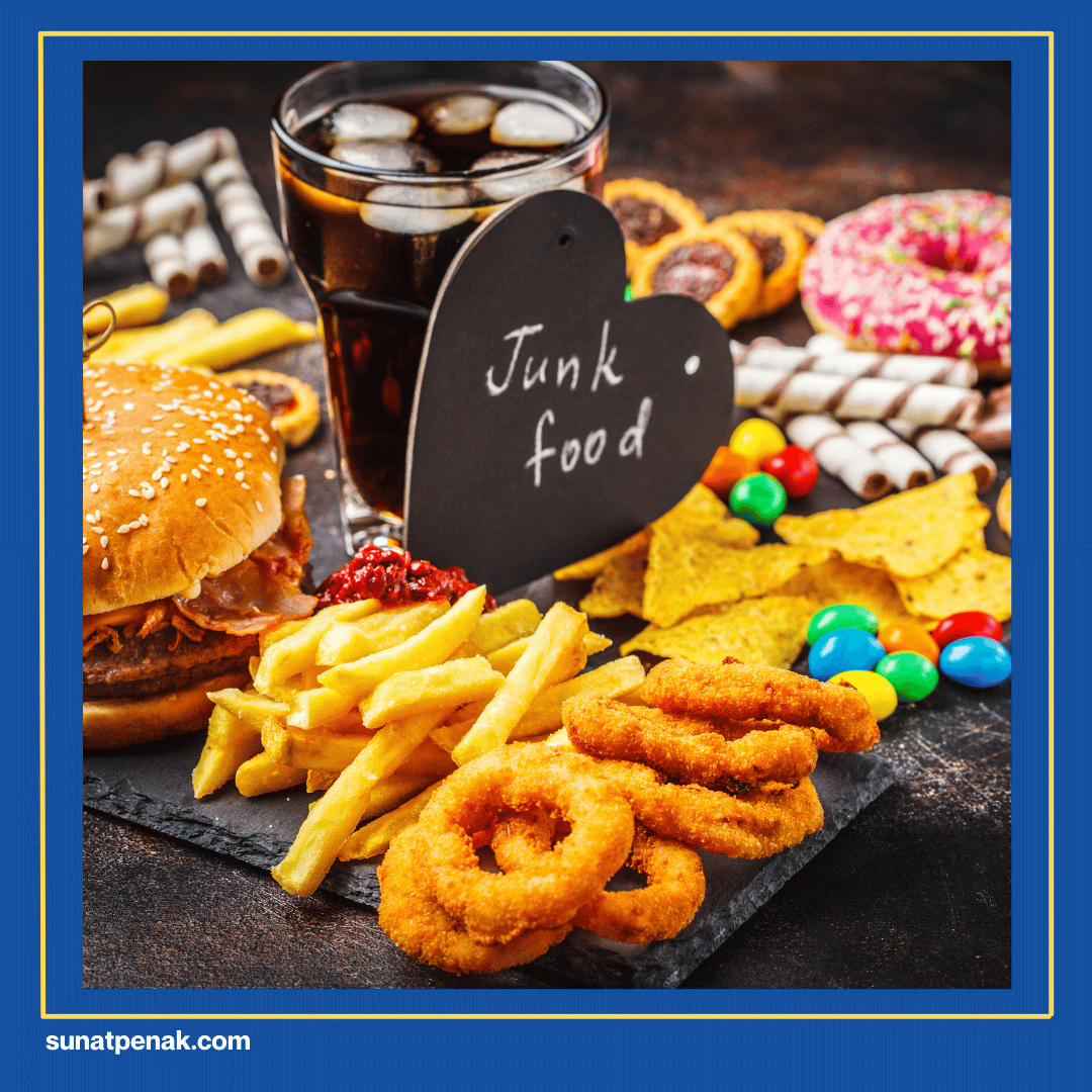 Hindari Makanan Kurang Sehat
