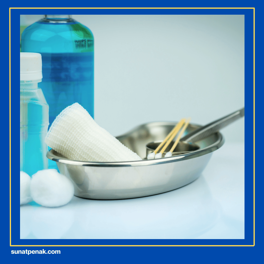 Menjaga Kebersihan Area Luka