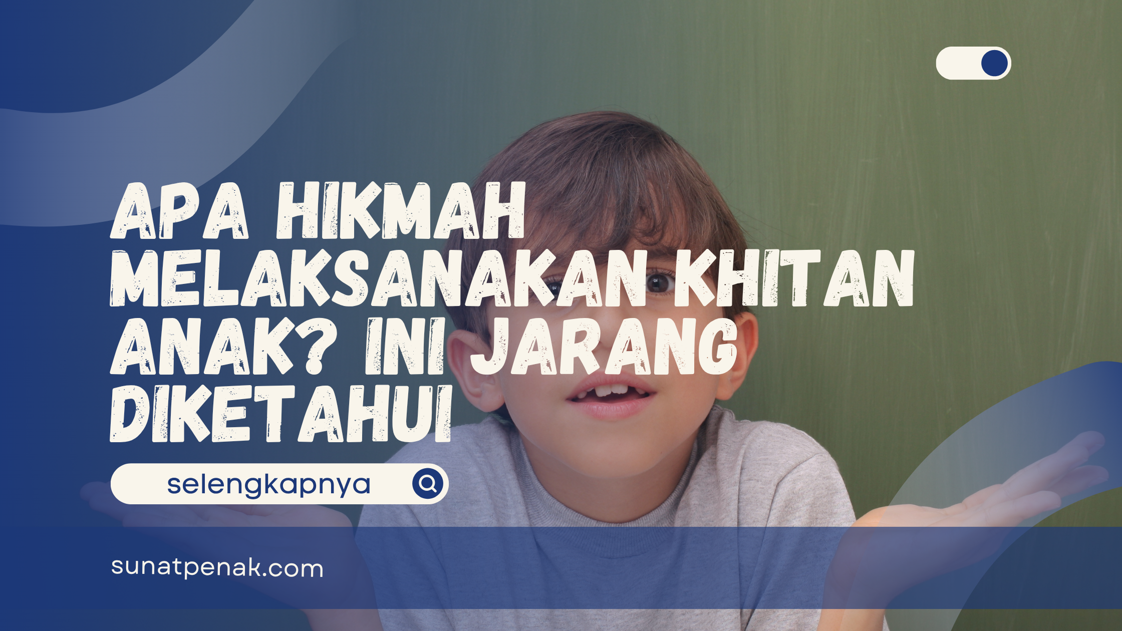 apa hikmah melaksanakan khitan
